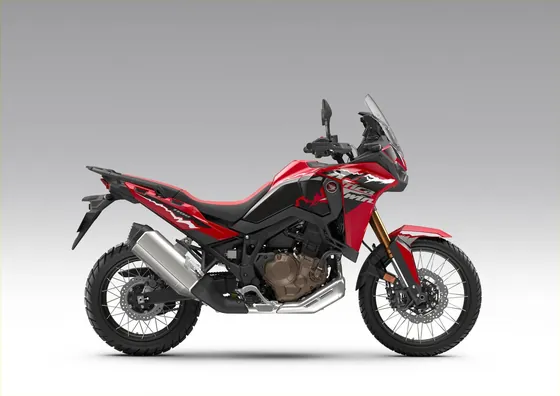 Honda Africa Twin CRF1100L Adventure-Motorrad in der Seitenansicht