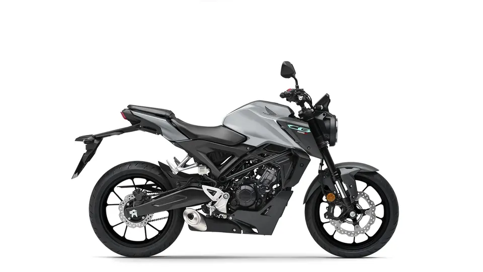Honda CB125R mit rundem LED-Scheinwerfer und Tagfahrlicht