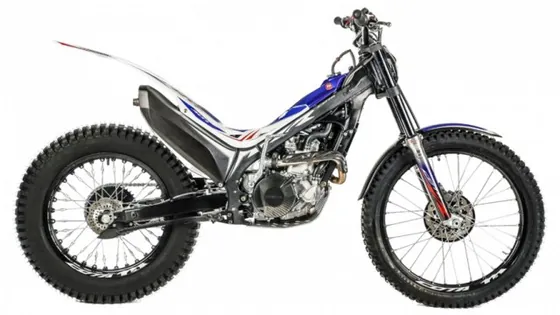 Trial-Wettbewerbsmotorrad Cota 301RR von Montesa mit Aluminiumrahmen
