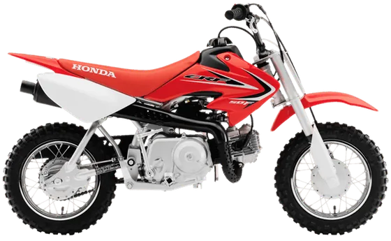 Honda CRF50F kids' motorcycle with 49 cc for children aged 4 and up