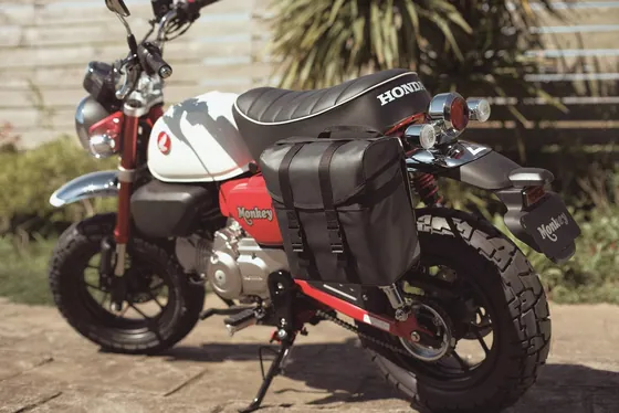 Monkey 125 von Honda mit 12-Zoll-Rädern und Erdnusstank